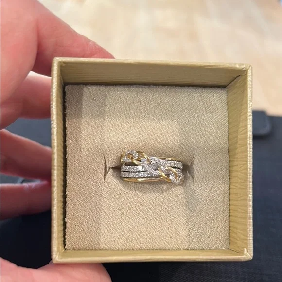 JTV .50 CTW round white diamond Women's Ring - Picture 5 of 5